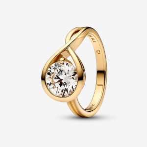 Pandora Brilliance 2.00 ct tw Rings Gold | 981-UCFIOQ