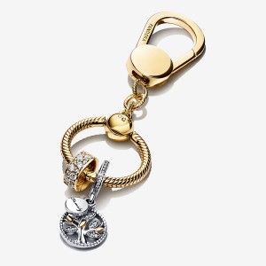 Pandora Charm Holders Gold Plated | 974-CMOTSJ