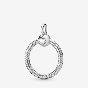 Pandora Charm Holders Sterling Silver | 428-PCDXMO