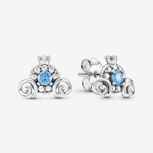 Pandora Cinderella Pumpkin Coach Stud Stud Earrings Sterling Silver | 908-YOJZRG