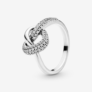 Pandora Knotted Heart & Promise Rings Romantic Jewelry | 562-OYBWKL