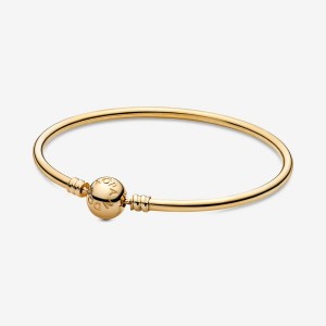 Pandora Moments Bangle Charm Bracelets Gold | 168-XUYFIM