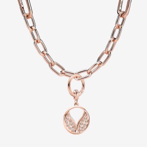 Pandora Pandora ME Link Chain Necklace Chain Necklaces Rose Gold Plated | 408-IHXGPL