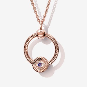 Pandora Pendant Necklaces Rose Gold Plated | 132-GFWDLA