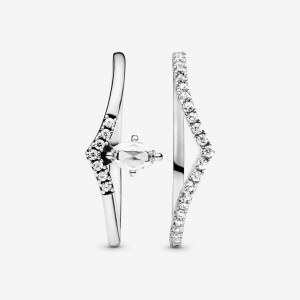 Pandora Ring Sets Sterling Silver | 197-CDUYAR