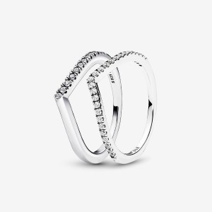 Pandora Ring Sets Sterling Silver | 472-YUBERF