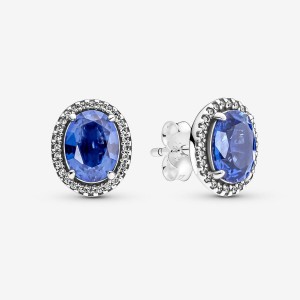 Pandora Sparkling Statement Halos Stud Earrings Sterling Silver | 315-KHSNLP