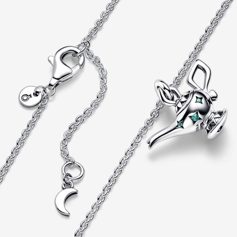 Pandora Aladdin Magic Lamp Collier Chain Necklaces Sterling Silver | 974-YWXVLO