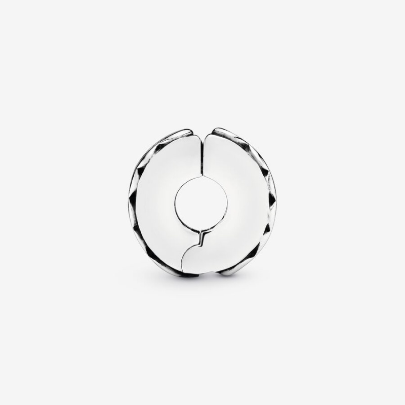 Pandora Band of Hearts Clip Clips Sterling Silver | 051-EUJFZX