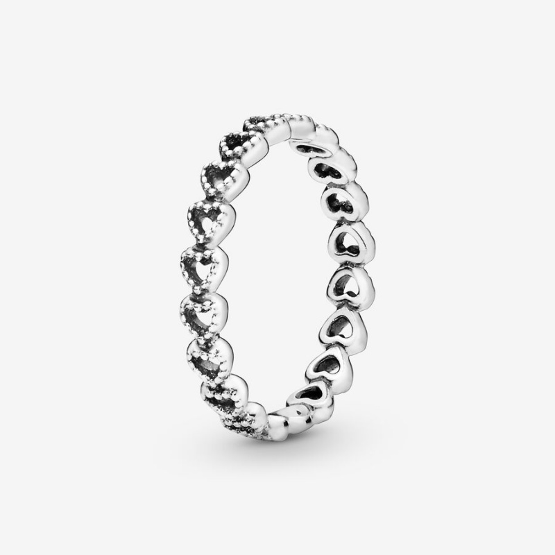 Pandora Band ofs Band Rings Sterling Silver | 049-SXYIPD