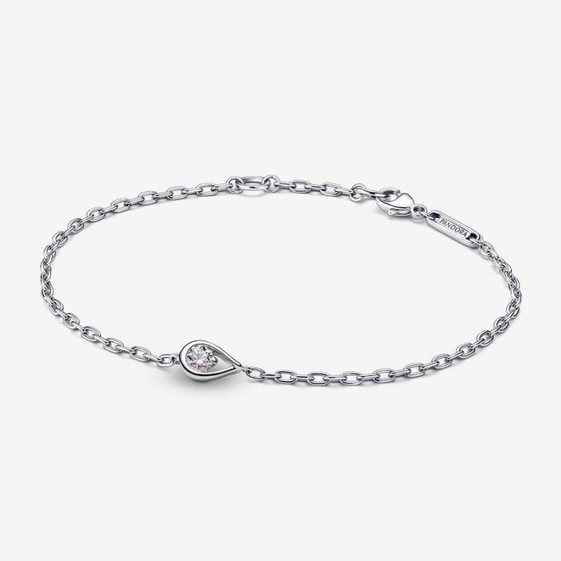 Pandora Brilliance 0.15 ct tw Bracelets Sterling Silver | 257-BVPYOR