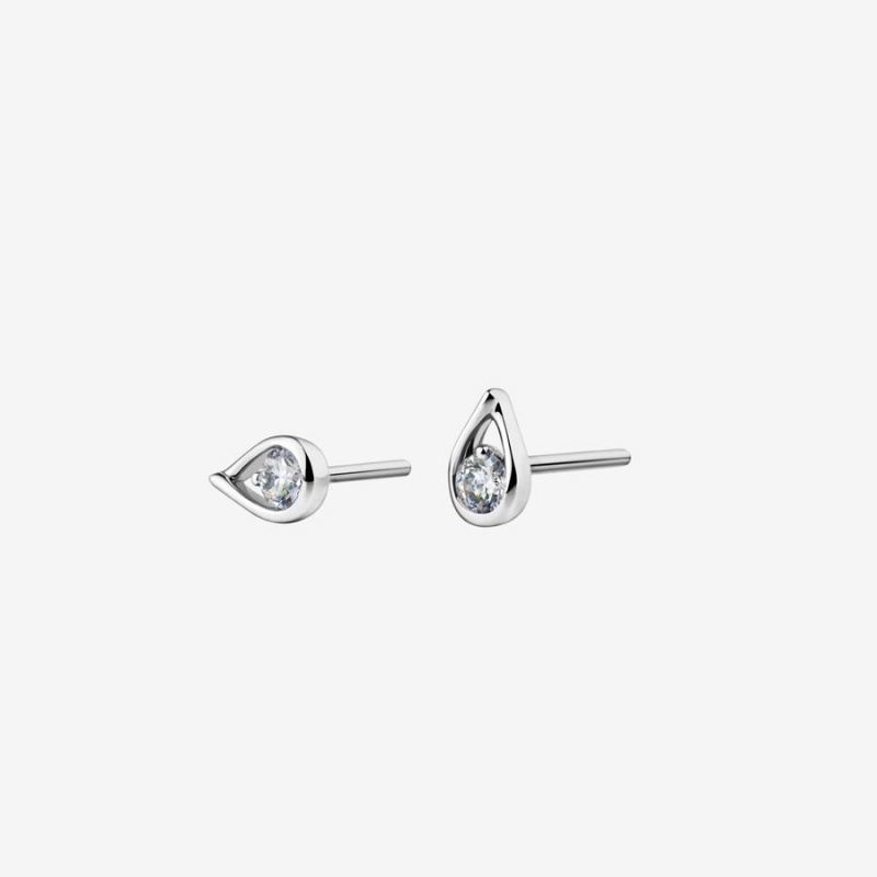 Pandora Brilliance 0.20 ct tw Earrings Sterling Silver | 527-JFEKWV