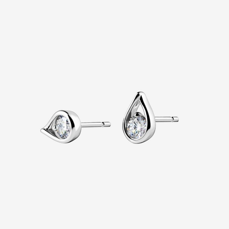 Pandora Brilliance 0.50 ct tw Earrings Sterling Silver | 036-JFZTQL