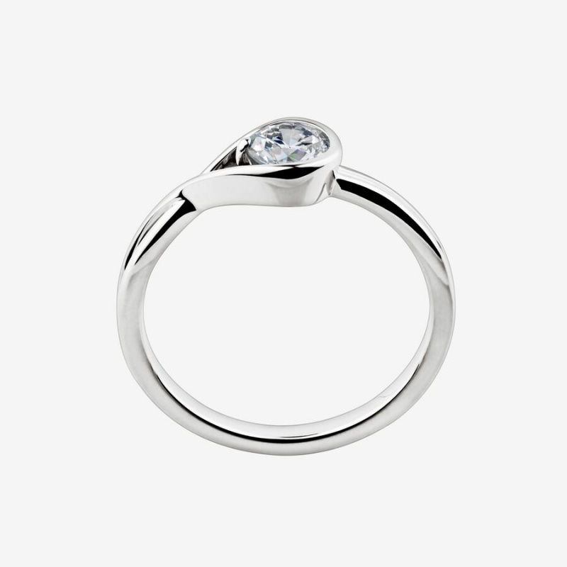 Pandora Brilliance 0.50 ct tw Lab-Created Diamond Rings White Gold | 365-YSVRQC