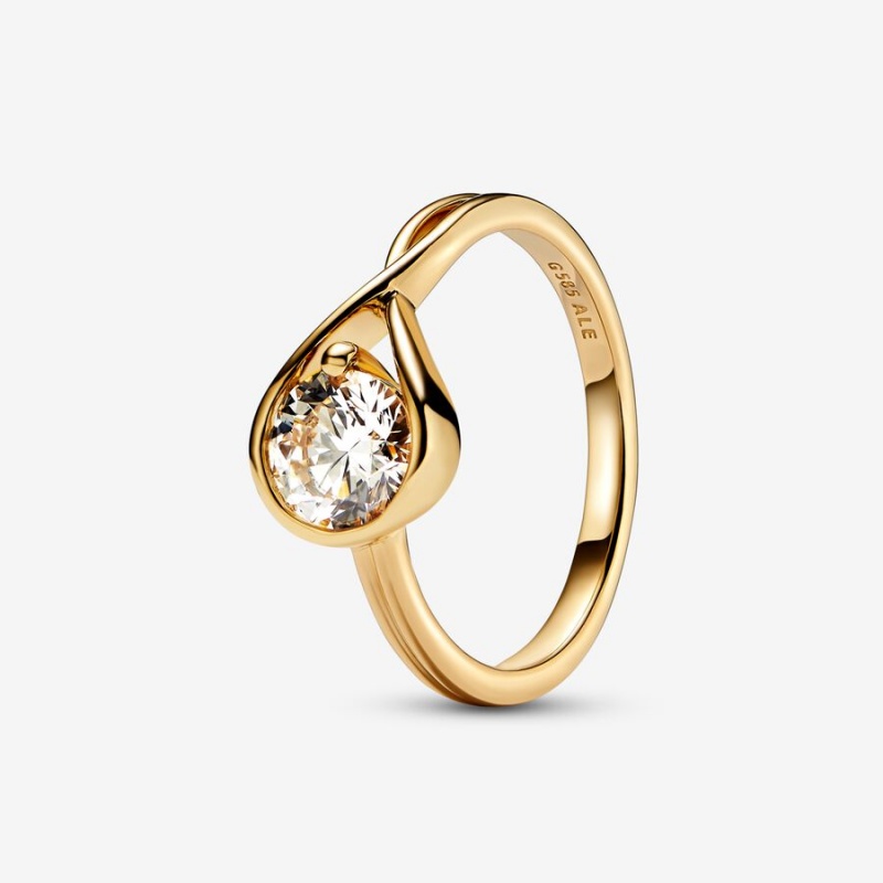 Pandora Brilliance 1.00 ct tw Rings Gold | 891-DKMPYV