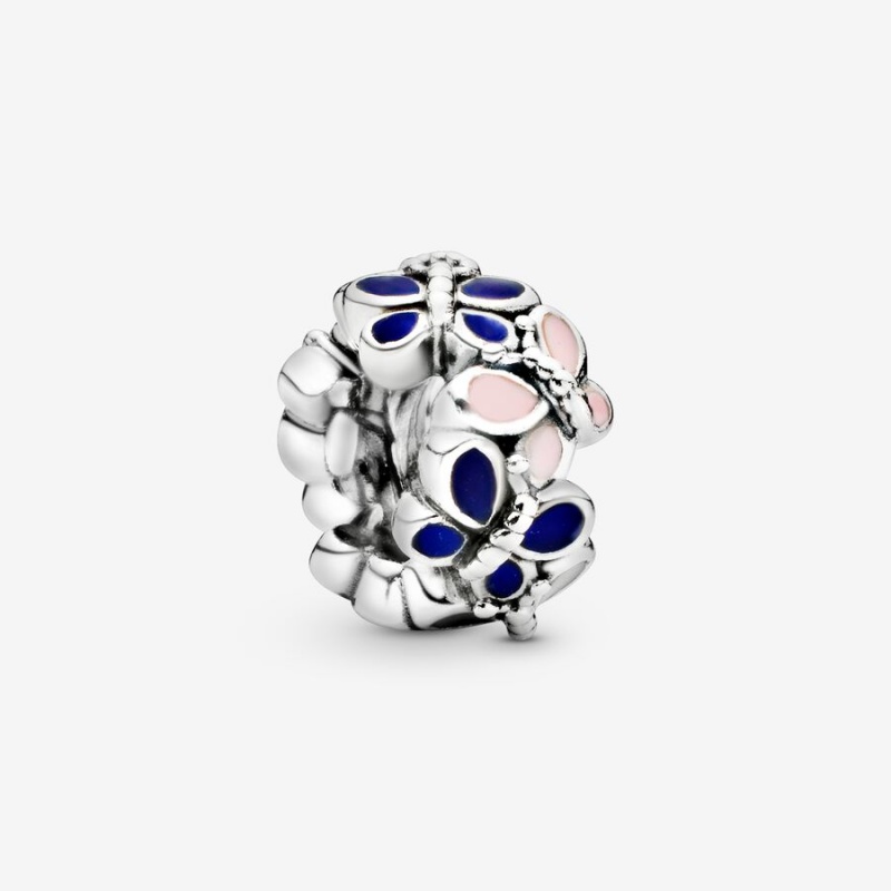 Pandora Butterflies Spacer Spacer Charms Sterling Silver | 536-BREIXD