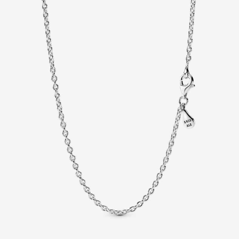 Pandora Cable Chain Necklaces Sterling Silver | 109-RUGKOF