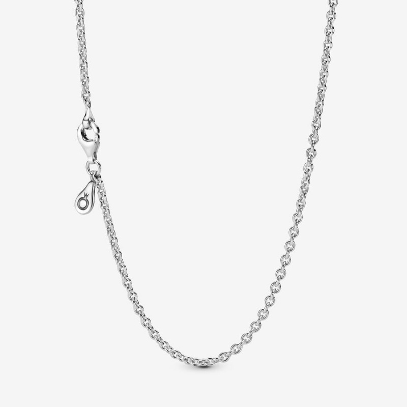 Pandora Cable Chain Necklaces Sterling Silver | 109-RUGKOF