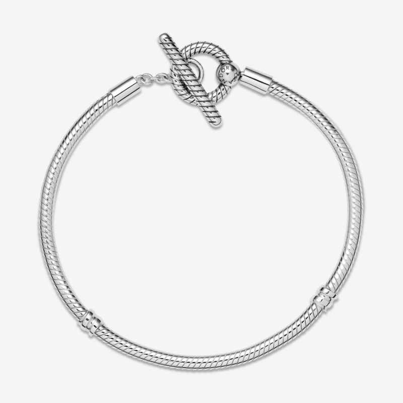 Pandora Charm Bracelets Sterling Silver | 215-ENVTSI