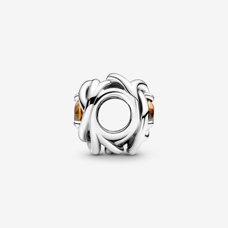 Pandora Charm Holders Sterling Silver | 230-LEKTFC