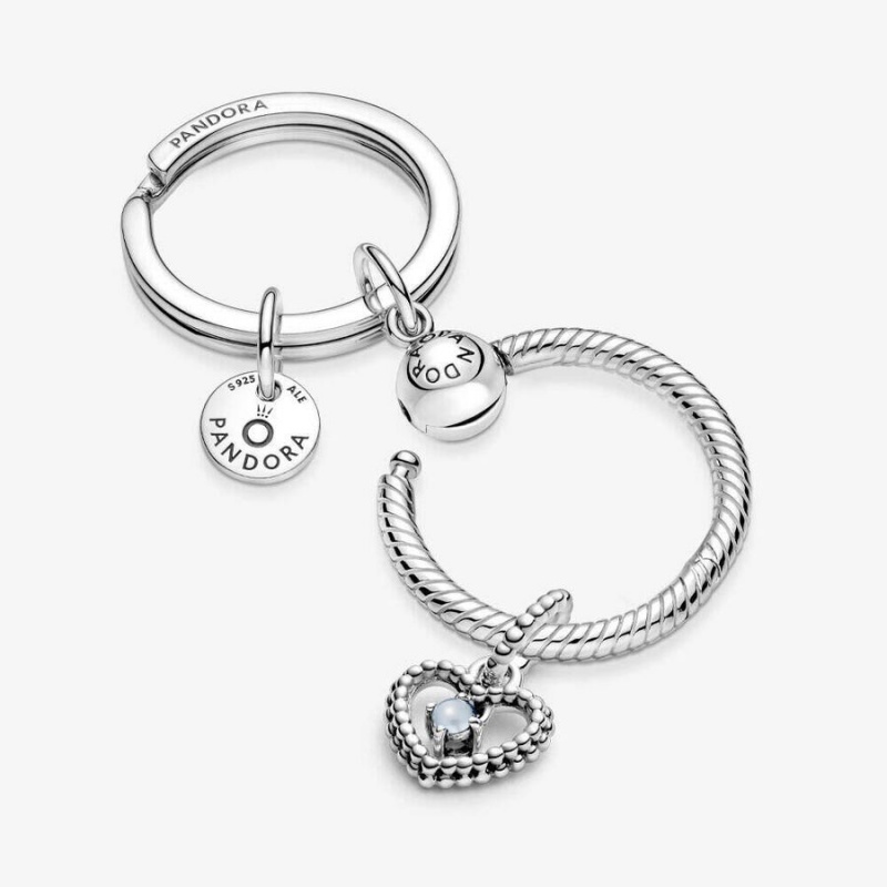 Pandora Charm Holders Sterling Silver | 312-AHUJTB