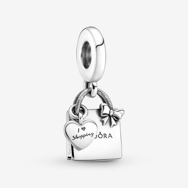 Pandora Charm Holders Sterling Silver | 601-UXOQIA