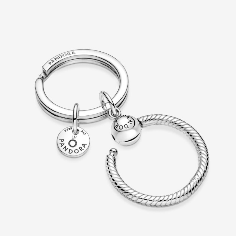 Pandora Charm Holders Sterling Silver | 690-KJPIXH