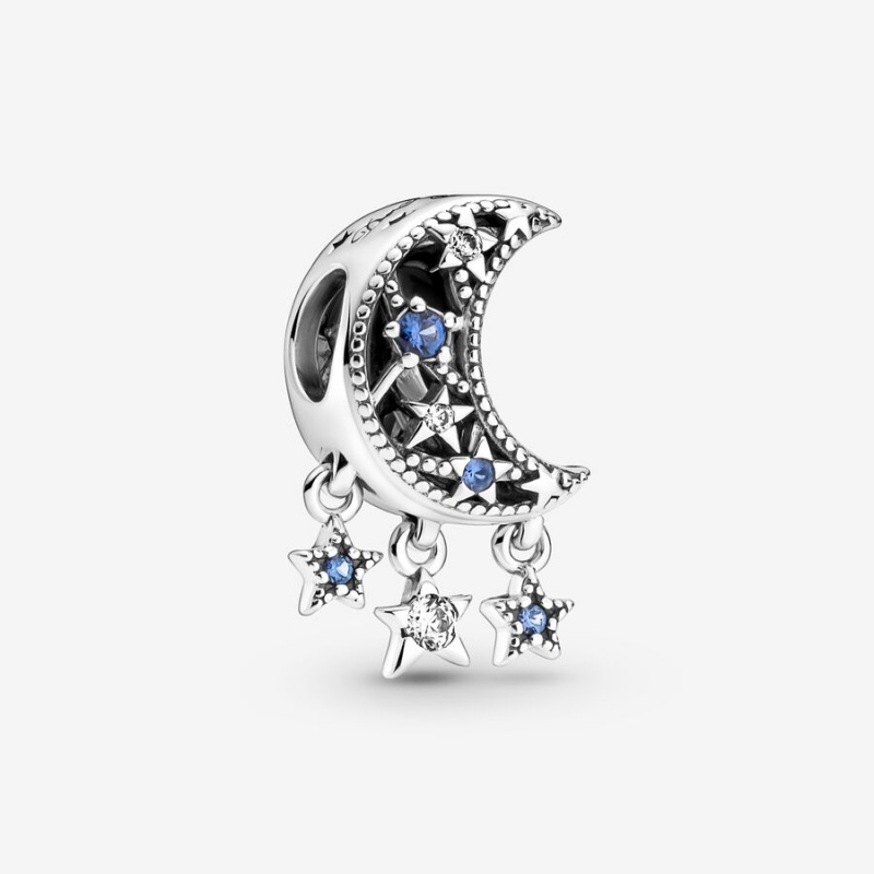 Pandora Charm Holders Sterling Silver | 742-TLSFGK