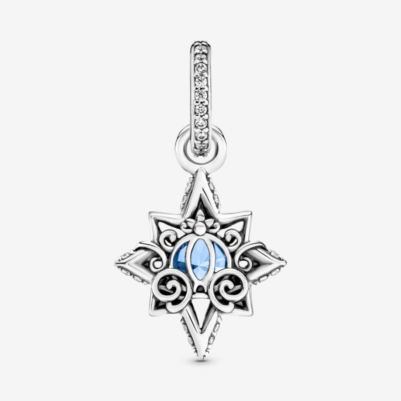 Pandora Cinderella Blue Star Pendants Sterling Silver | 128-JXETIO