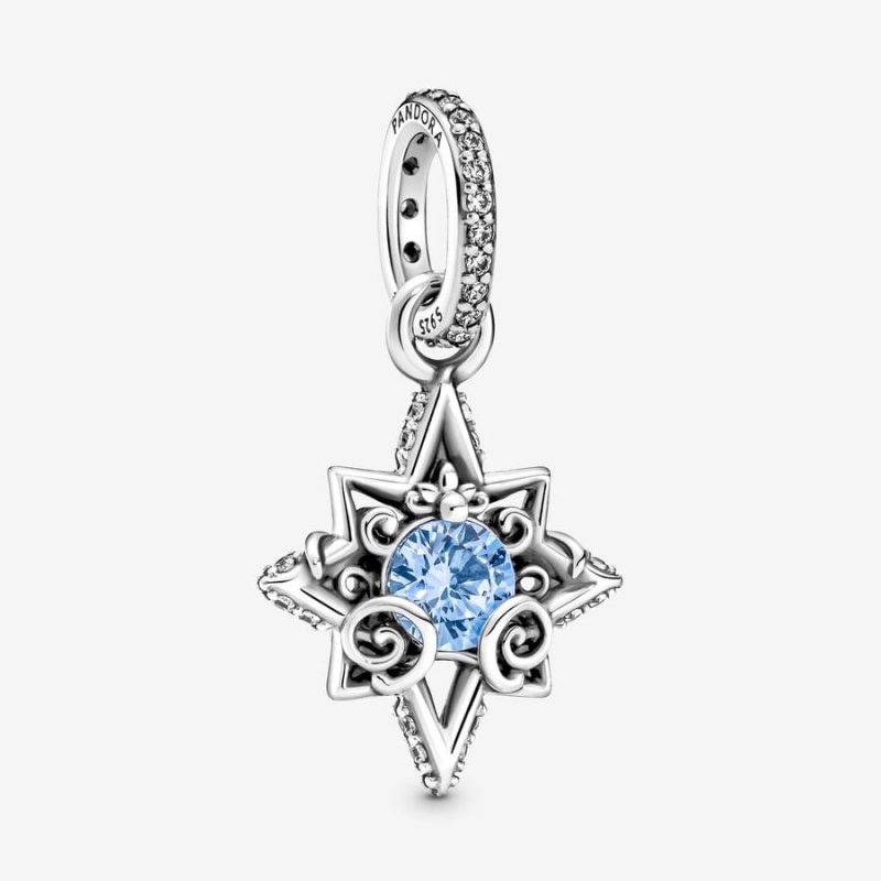 Pandora Cinderella Blue Star Pendants Sterling Silver | 128-JXETIO