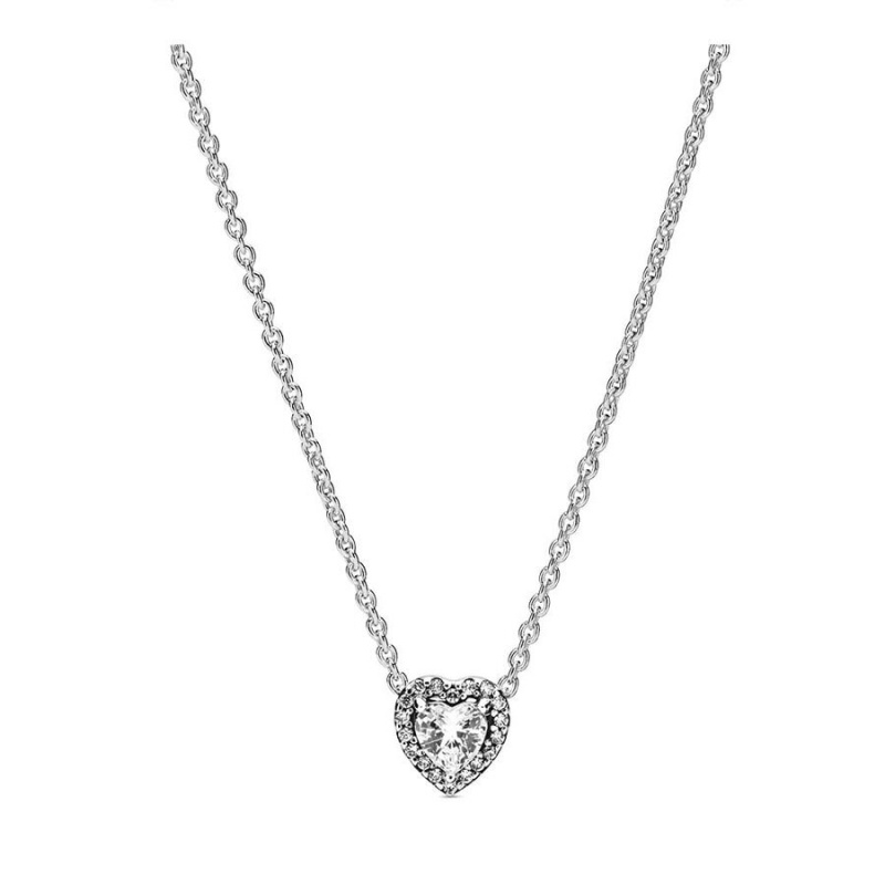 Pandora Classic Cable Chain Necklace - FINAL SALE Pendant Necklaces Sterling Silver | 837-MZWQFV