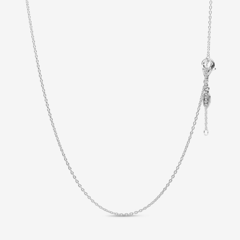 Pandora Classic Cable Chain Necklaces Sterling Silver | 831-RXEZQG