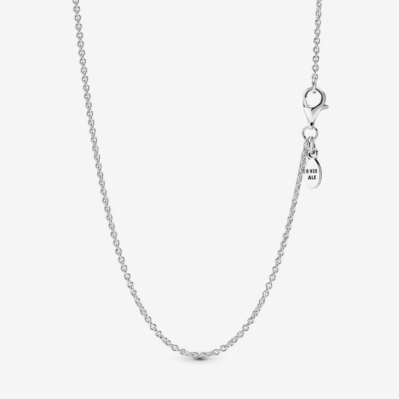 Pandora Classic Cable Chain Necklaces Sterling Silver | 879-CNEYQD