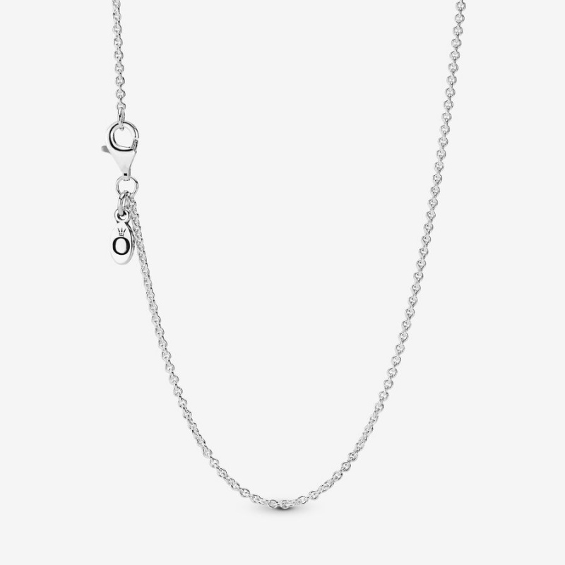 Pandora Classic Cable Chain Necklaces Sterling Silver | 879-CNEYQD