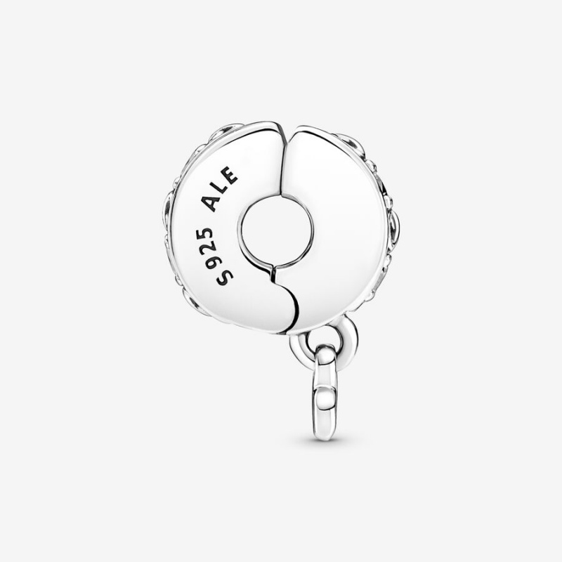 Pandora Family Always Pavé Clip Clips Sterling Silver | 076-XBIGFJ