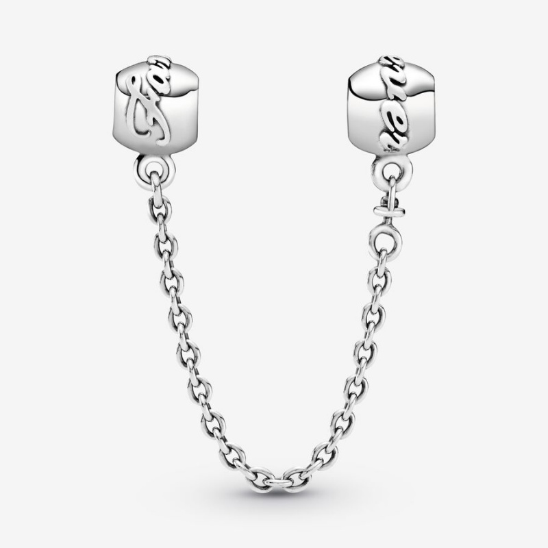 Pandora Family Forever Safety Safety Chains Sterling Silver | 437-TJIQYB