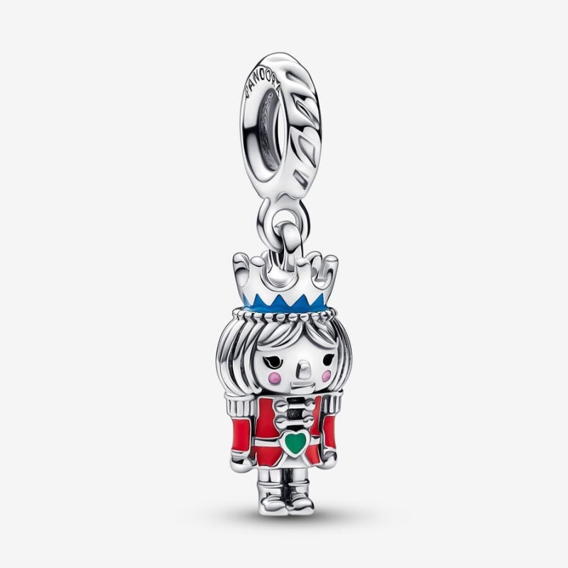 Pandora Festive Nutcracker 2022 Dangle Dangle Charms Sterling Silver | 324-ROVEBU