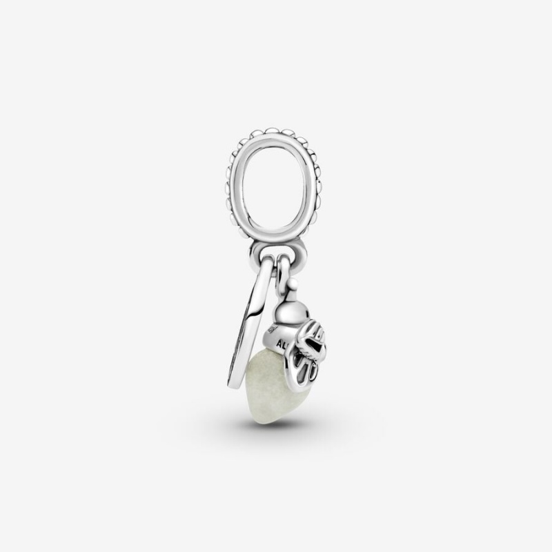 Pandora Glow-in-the-dark Firefly Dangle Dangle Charms Sterling Silver | 367-BVSFIJ