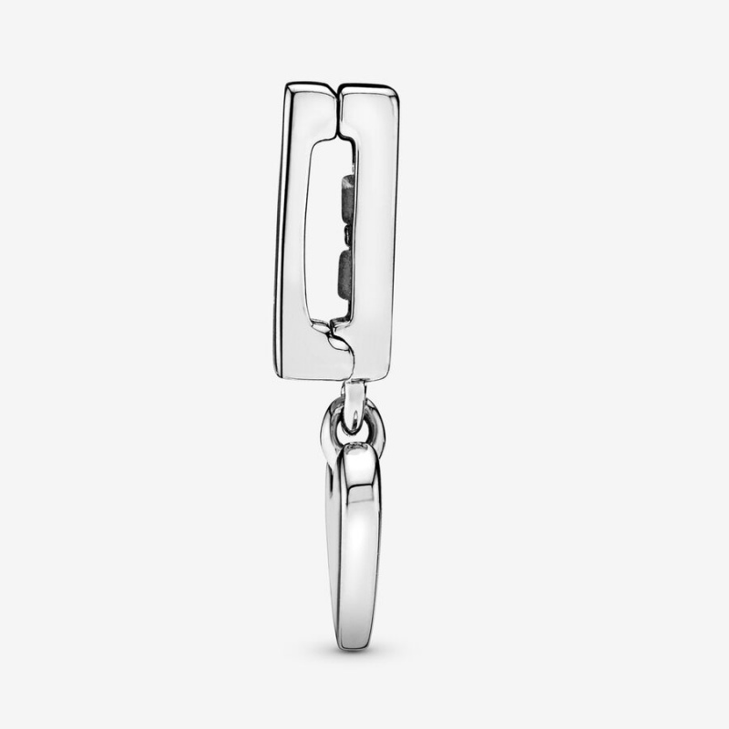 Pandora Heart Dangle Clip Clips Sterling Silver | 052-ZNJLUB