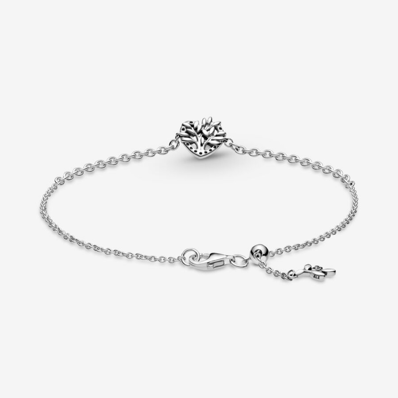 Pandora Heart Family Tree Non-charm Bracelets Sterling Silver | 197-QKCHOR