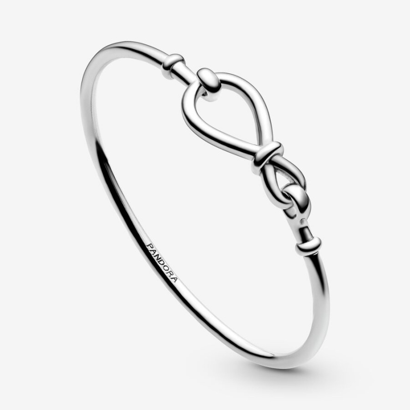 Pandora Infinity Knot Bangle Bangles Sterling Silver | 725-KVTEQI