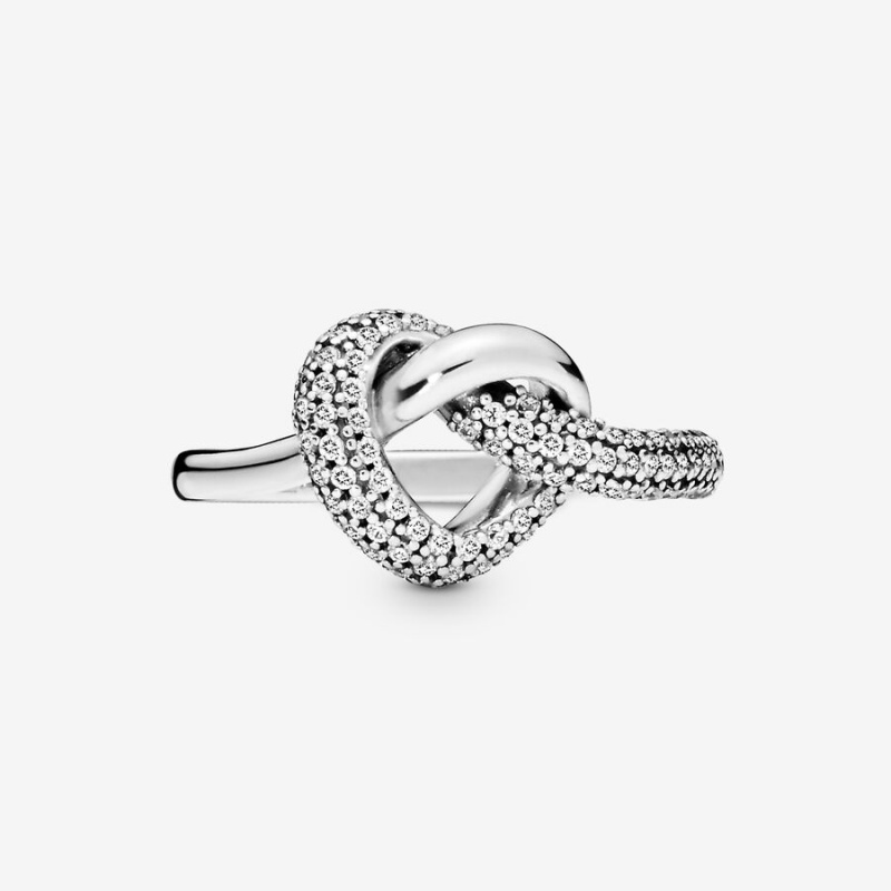 Pandora Knotted Heart & Promise Rings Romantic Jewelry | 562-OYBWKL