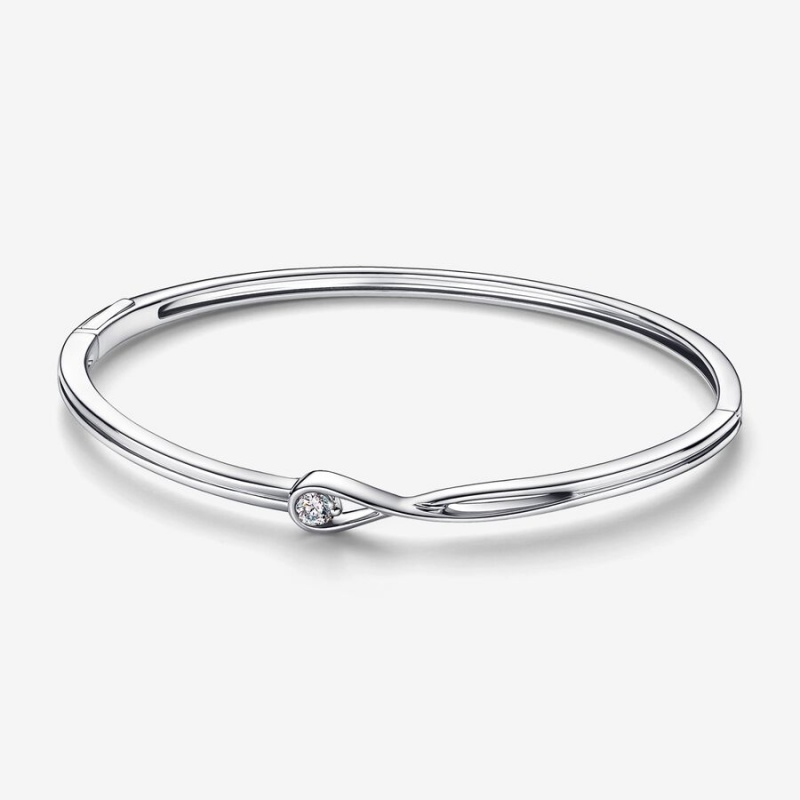 Pandora Lab-created Diamond Styled Sets Sterling Silver | 841-YKZHQA