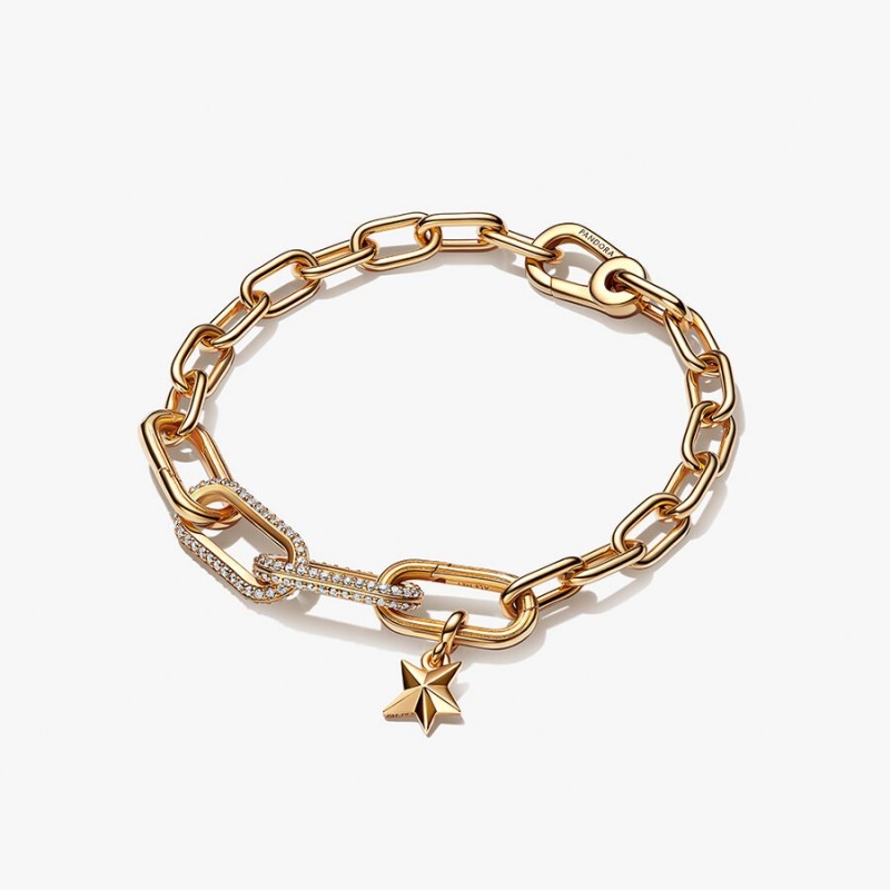 Pandora Link Bracelets Gold | 308-BMYSIZ