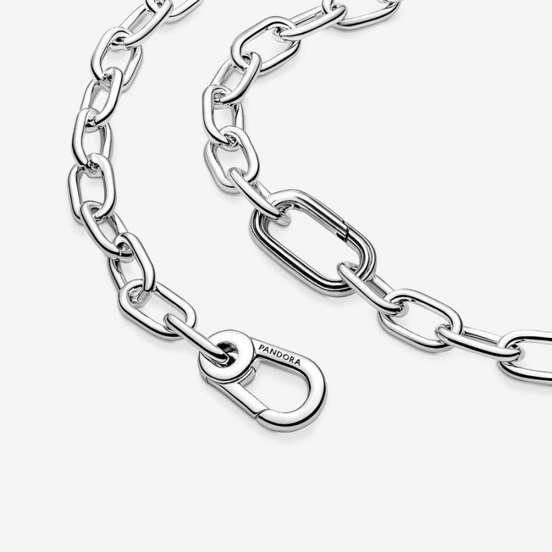 Pandora ME Link Chain Necklaces Sterling Silver | 350-JBWAPC