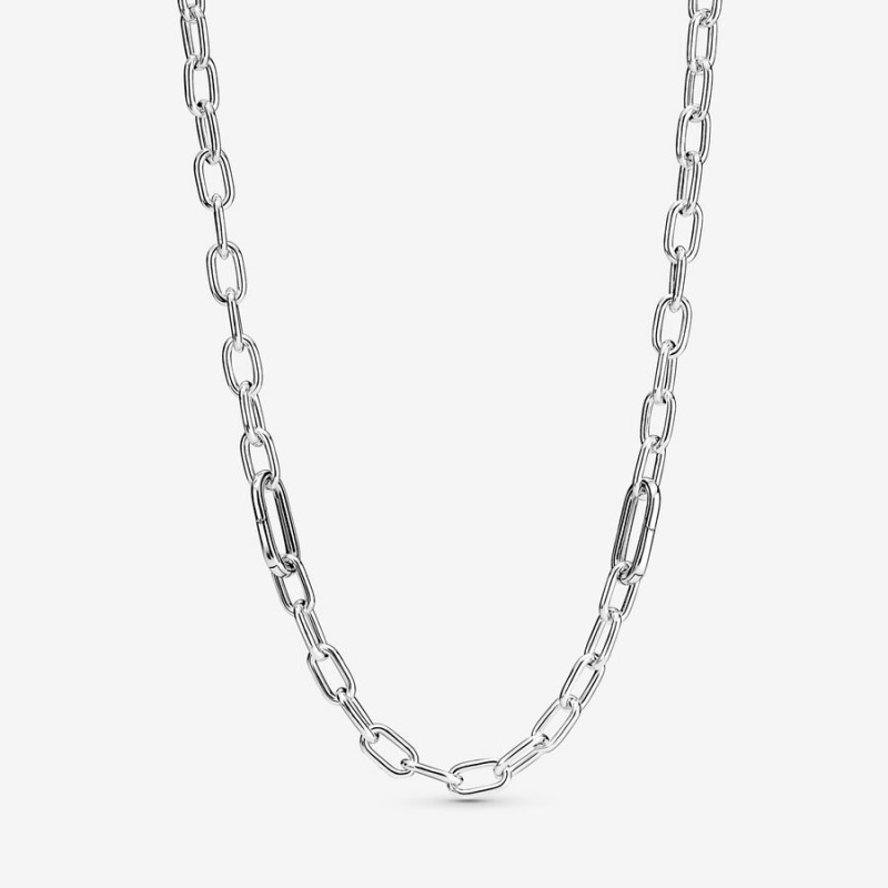 Pandora ME Link Chain Necklaces Sterling Silver | 350-JBWAPC