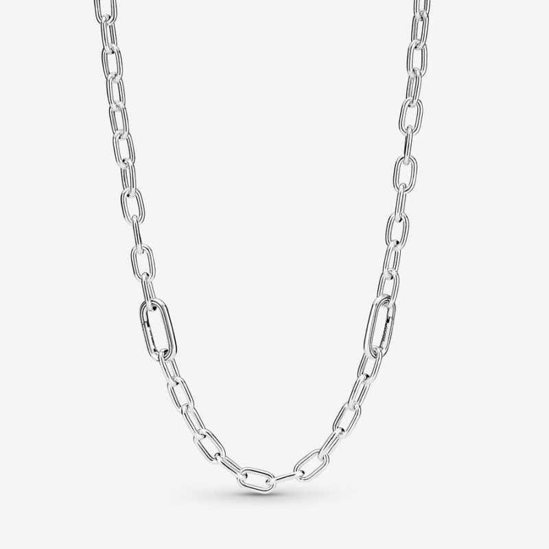 Pandora ME Link Chain Necklaces Sterling Silver | 350-JBWAPC