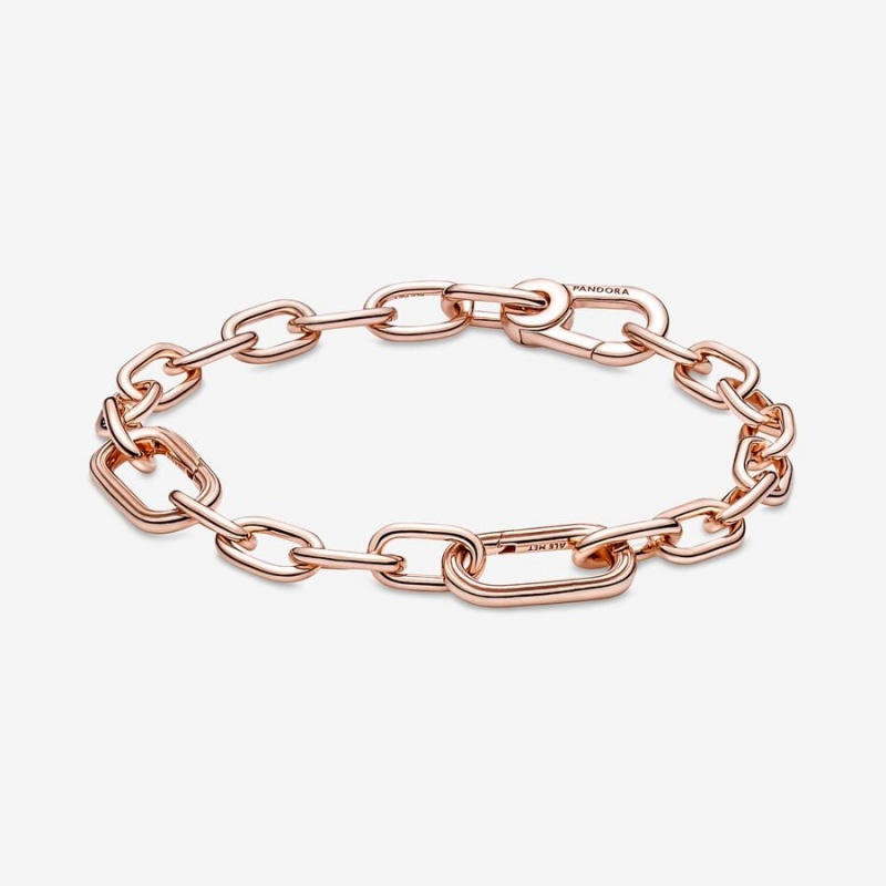 Pandora ME Link Link Bracelets Rose Gold Plated | 342-CHTYAL