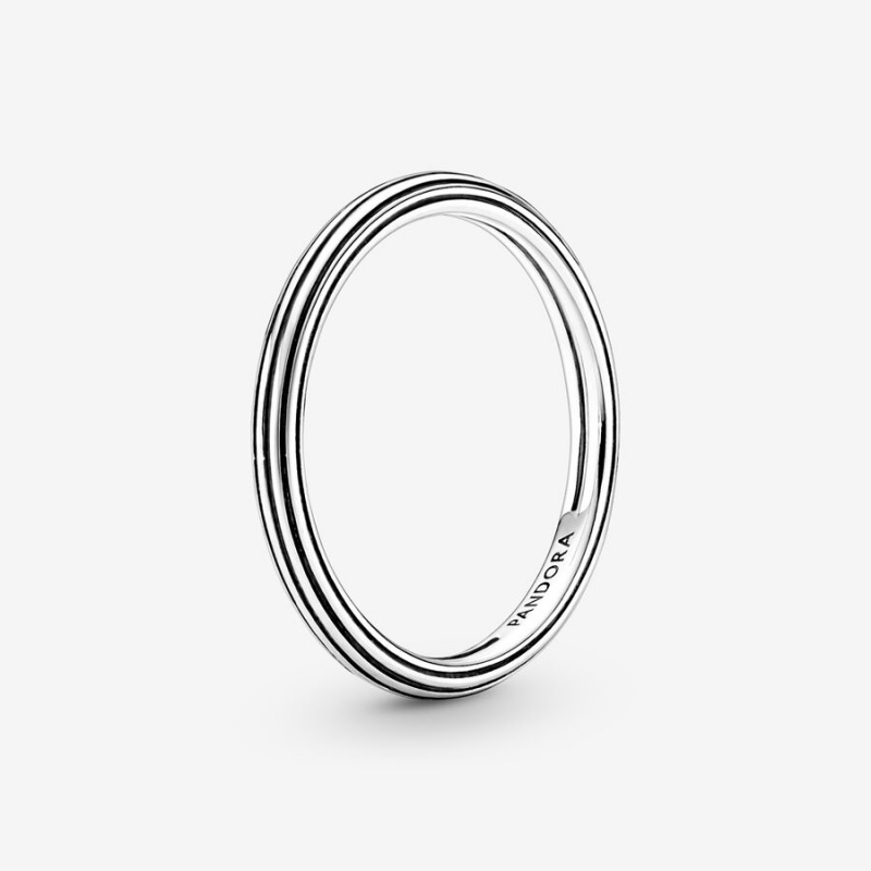 Pandora ME Stackable Rings Sterling Silver | 540-ZGFJVR