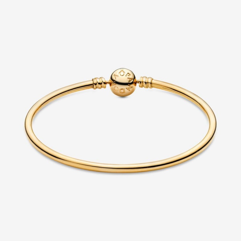 Pandora Moments Bangle Charm Bracelets Gold | 168-XUYFIM